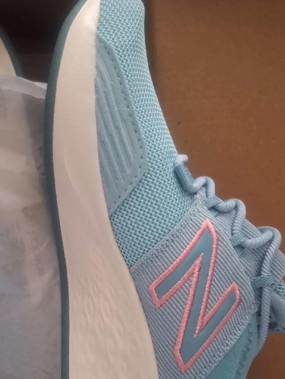 New Balance light blue